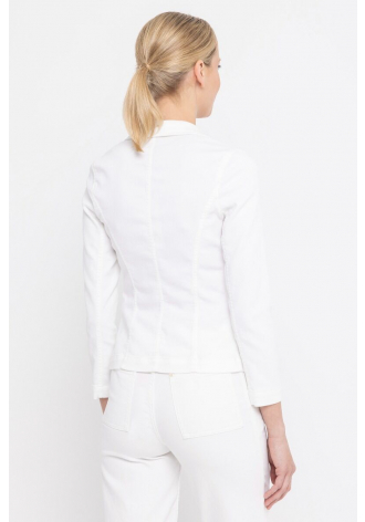  White, cotton jacket
