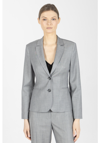 Szara krótka marynarka