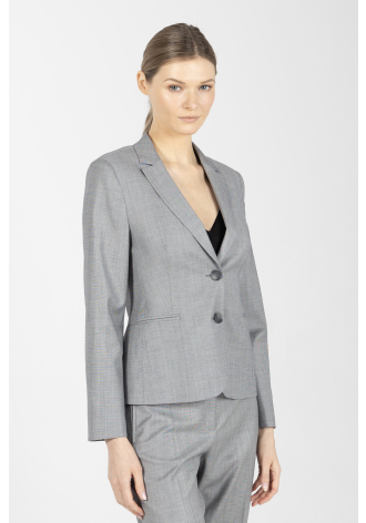 Szara krótka marynarka