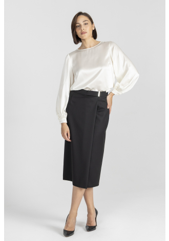 Black pencil skirt