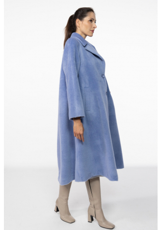Long blue coat