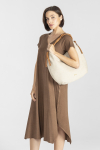 Brown cotton dress