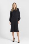 Dzianinowa sukienka z prostą linią tuby