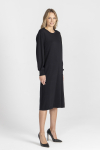 Dzianinowa sukienka z prostą linią tuby