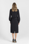 Dzianinowa sukienka z prostą linią tuby