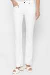 Eleganckie bawełniane spodnie w bieli