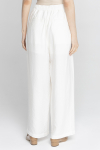 Szerokie spodnie w kolorze kremowej bieli