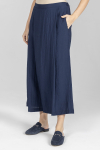 Luźne spodnie w kolorze granatowym