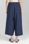 Luźne spodnie w kolorze granatowym