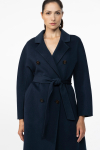 Navy blue classic coat