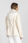 Kurtka z impregnowanej tkaniny w kolorze ecru