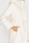 Elegant long white jacket