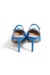  Saphire slingback heels 