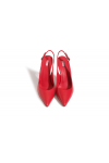 Red slingback heels