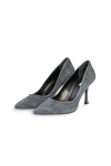 Classic grey suede stilettos 