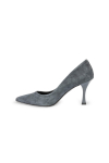 Classic grey suede stilettos 