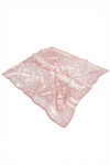 Jedwabna chusta w różowo-biały print