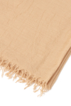 Lekki beżowy szal z kaszmiru