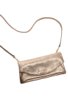 Elegant gold clutch bag 