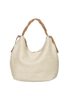 Beige large cloth bag