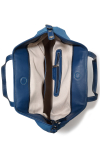 Blue trapezoid bag