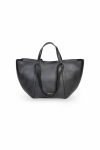  Large black semi-round bag