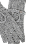 Rękawiczki z kaszmiru w kolorze szarym