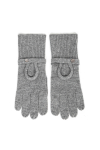 Rękawiczki z kaszmiru w kolorze szarym