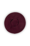 Beret w kolorze burgundowym