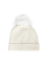 Kaszmirowa czapka z pomponem