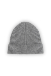 Szara czapka z kaszmiru