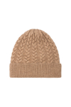  Light brown cashmere beanie