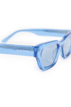 Okulary przeciwsłoneczne w niebieskich oprawkach