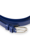 Sapphire narrow leather belt