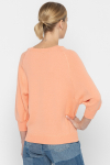 Pomarańczowy obszerny sweter