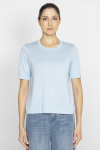 Light blue short-sleeved sweater