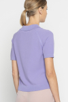 Purple polo sweater