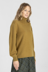 Sweter w odcieniu ciemnej limonki