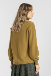Sweter w odcieniu ciemnej limonki