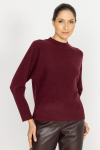 Maroon jumper with dolman sleeves 