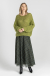 Sweter w kolorze limonki
