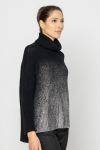 Black jumper with shimmery front