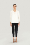 Elegant classic ecru cardigan