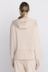 Bluza z kapturem w kolorze beżowym