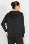 Graphite hooded sweatshirt