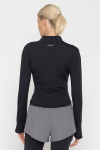 Functional sweatshirt with stand-up collar