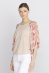 Bluzka  motywem magnolii