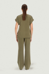 Loose khaki blouse