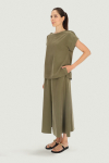 Loose khaki blouse