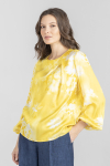 Elegancka bluzka w kolorze żółto-białym